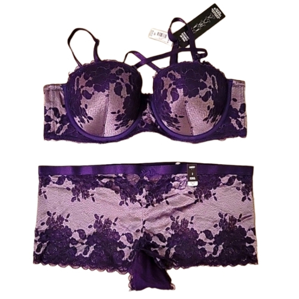 Purple Bra/Panty Set